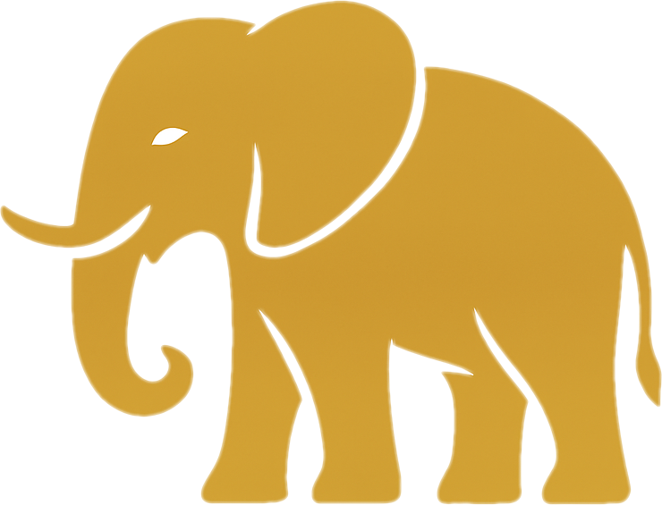 Golden Elephant Logo